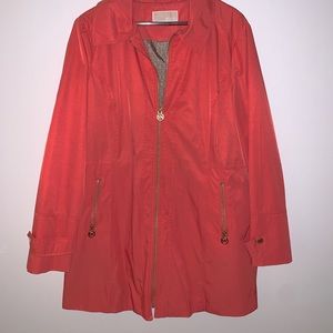 Coral Micheal Khoisan Rain jacket